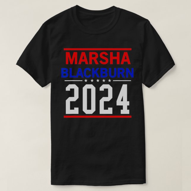 Camiseta Marsha Blackburn 2024 For President  (Frente do Design)