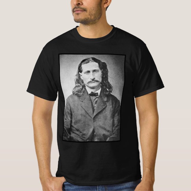 Camiseta Marshal Wild Bill Hickok Old West Guncater (Frente)