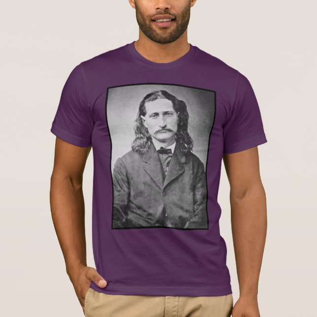 Camiseta Marshal Wild Bill Hickok Old West Guncater (Frente)