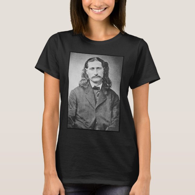 Camiseta Marshal Wild Bill Hickok Old West Guncater (Frente)