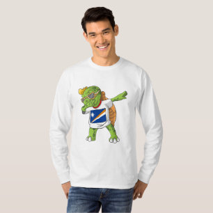 Camiseta Marshall Islands que tocam a tartaruga