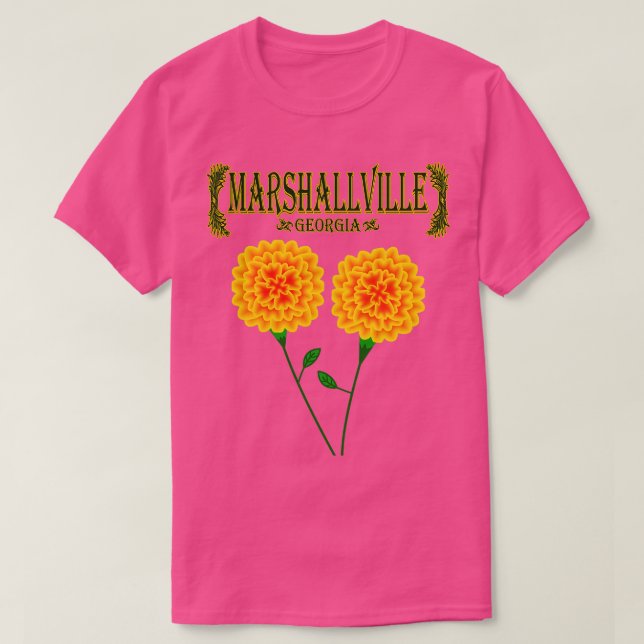Camiseta Marshallville Georgia TShirt (Frente do Design)