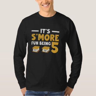 Camiseta Marshmallow Birthday É Mais Divertido Ser 5 - Mall