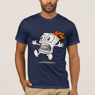 Camiseta Marshmallow flamejante