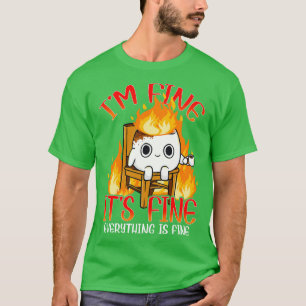 Camiseta Marshmallow Im Fine Memória Outr Homens Crianças M