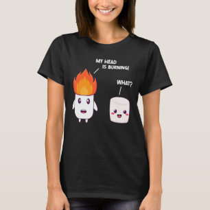Camiseta Marshmallow Roaster Smore Camping Smore Estação Ca