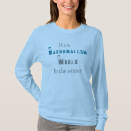 Camiseta Marshmallow World Ladies Winter T-Shirt