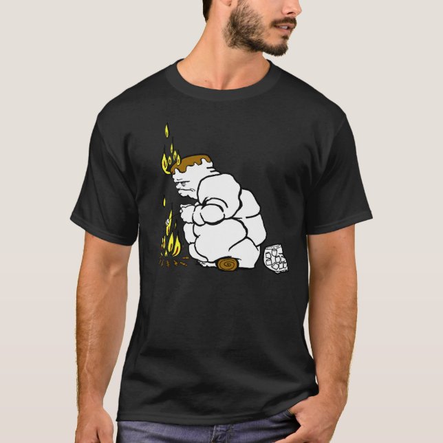 Camiseta Marshmallows Roasting (Frente)
