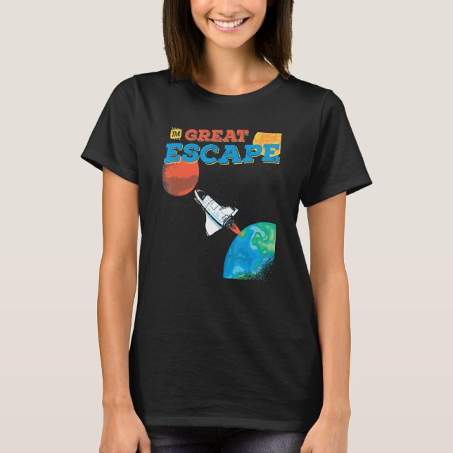 Camiseta Marslandung Mars Rover Robot Space Vehicle Great E (Frente)