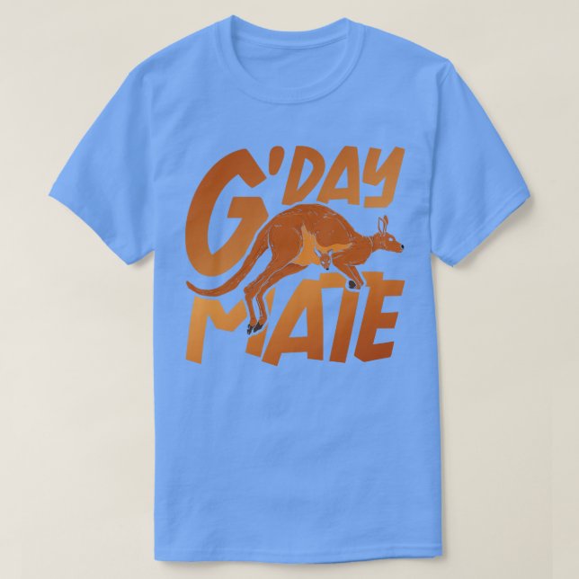 Camiseta Marsupial australiana Kangaroo (Frente do Design)