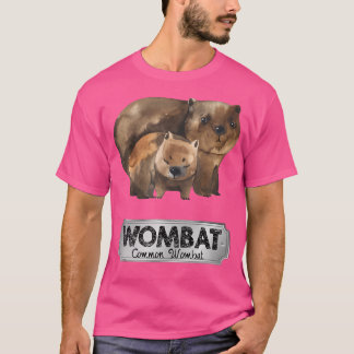 Camiseta Marsupial australiana Wombat Austrália Willife