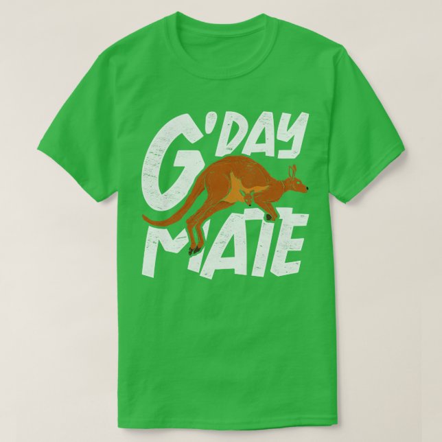 Camiseta Marsupial Kangaroo - Embalador de Animais Australi (Frente do Design)