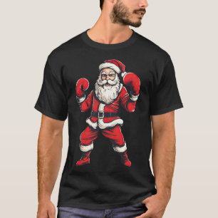 Camiseta Mart de Natal do Boxer do Santa Claus Boxer