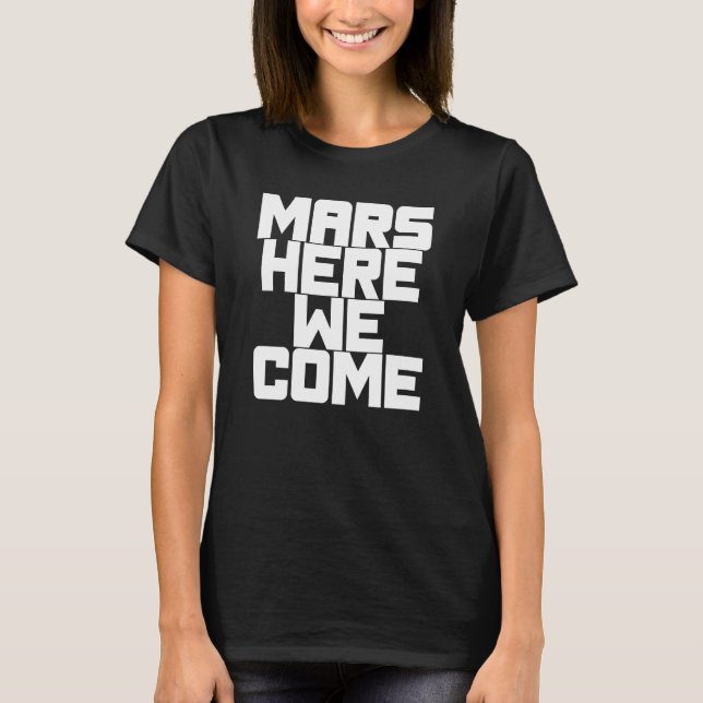 Camiseta Marte Aqui Vamos Nós (Frente)