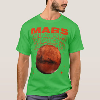 Camiseta Marte planeta astronomia entusiasta paixões espaci