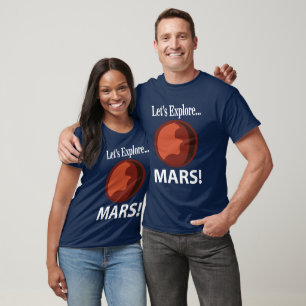 Camiseta Marte Vamos Explorar Marte