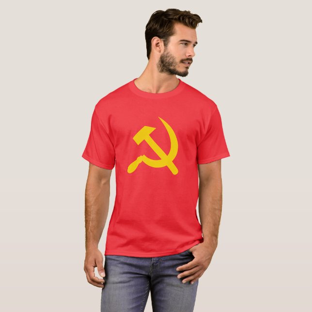 Camiseta Martelo comunista e foice (Frente Completa)