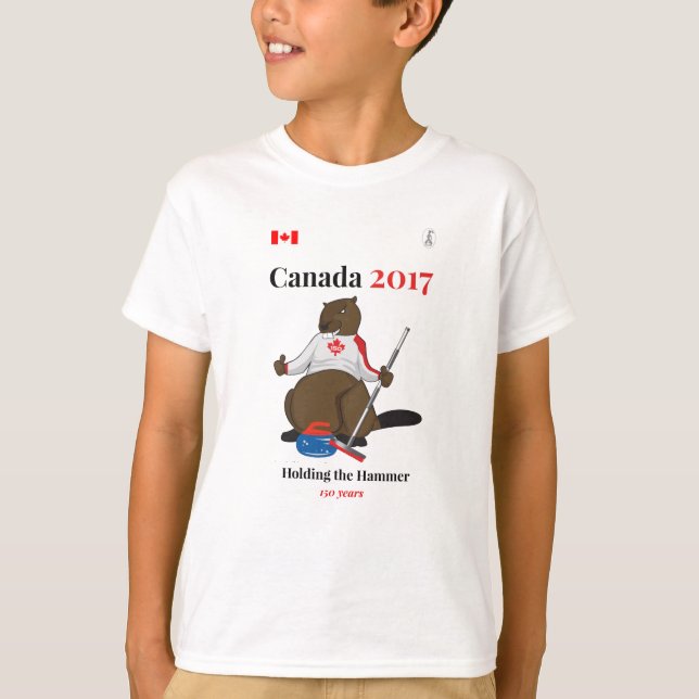 Camiseta Martelo de ondulação de Canadá 150 em 2017 (Frente)