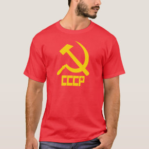 Camiseta Martelo e foice de CCCP