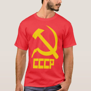 Camiseta Martelo e foice de CCCP