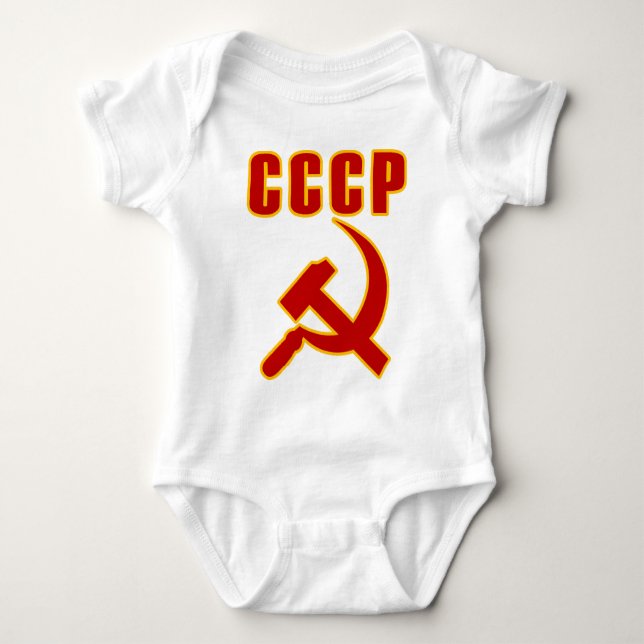 Camiseta martelo e foice de URSS do cccp (Frente)
