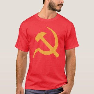 Camiseta martelo e foice de URSS do cccp
