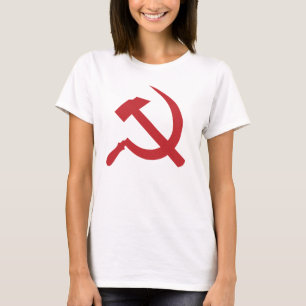 Camiseta martelo e foice de URSS do cccp