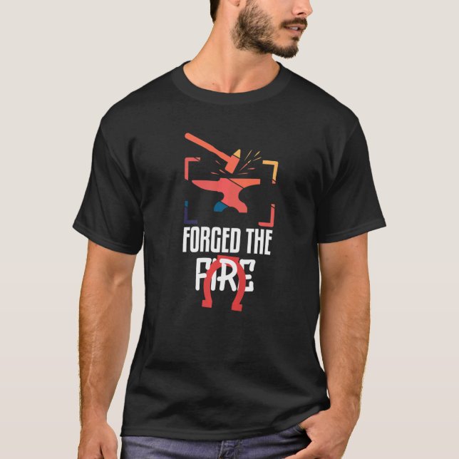 Camiseta Martelo Forjou O Forjamento De Fogo (Frente)