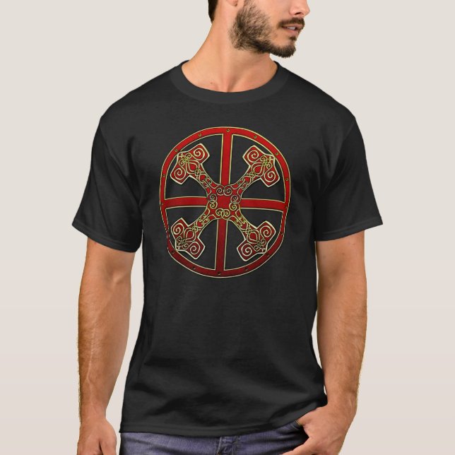 Camiseta Martelo & roda (preto) (Frente)