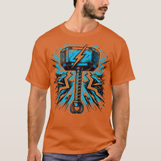 Camiseta Martelo Thunderous Mjolnir Inspirado em Super-Heró