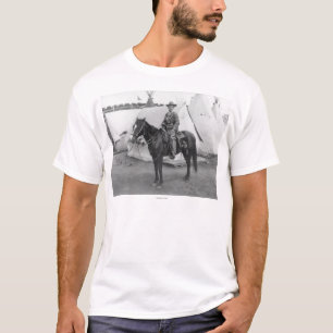 Camiseta Martha "Calamity Jane amarelo" a cavalo