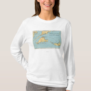 Camiseta Martha's Vineyard & ilhas de Nantucket