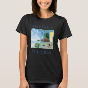 Camiseta Marthas Vineyard Summer Vacage Porch Row