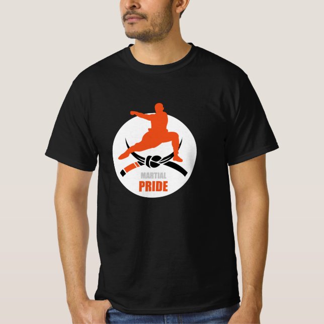 Camiseta Martial Arts Black Belt Pride (Frente)