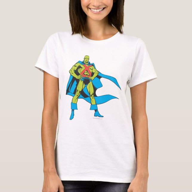 Camiseta Martian Manhunter Poses (Frente)