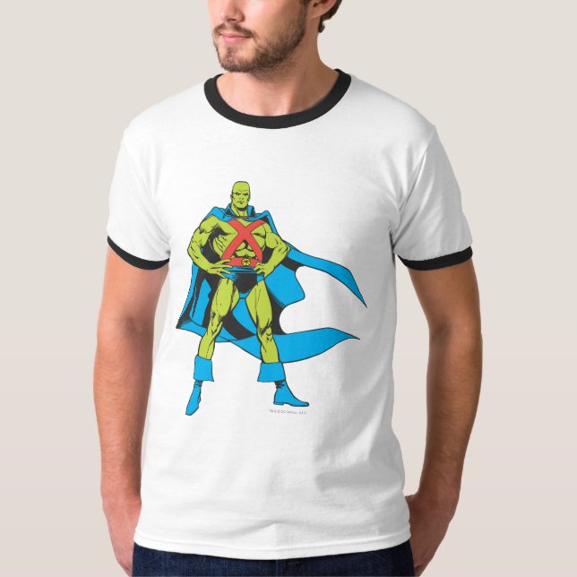 Camiseta Martian Manhunter Poses (Frente)