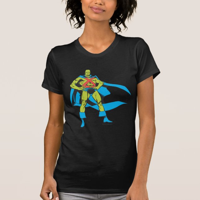 Camiseta Martian Manhunter Poses (Frente)