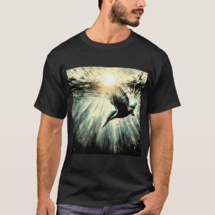 Camiseta Martim-pescador, Arte Gerada por IA