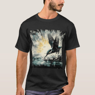 Camiseta Martim-pescador, Arte Gerada por IA
