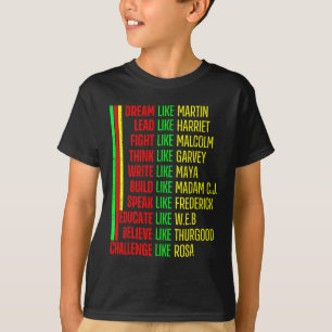 Camiseta Martin Black Afro African Orgulho de História Negr