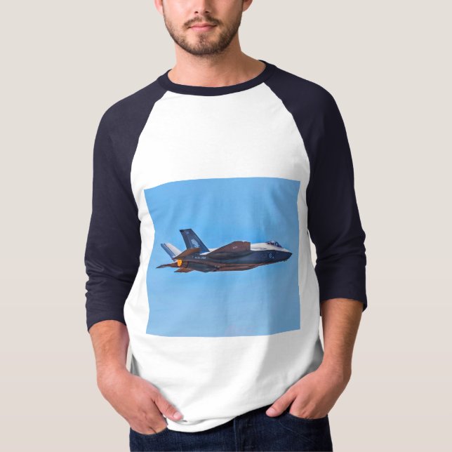 Camiseta Martin F- 35A Relâmpago II Bloqueado (Frente)