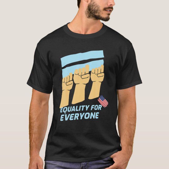 Camiseta Martin Luther King' DAY Igualdade Para Todos (Frente)