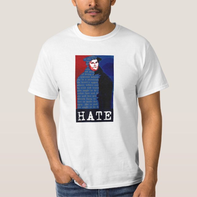 Camiseta Martin Luther - ódio (Frente)