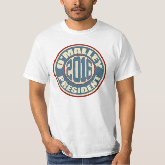 Camiseta Martin O'Malley para o presidente em 2016