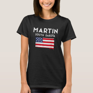 Camiseta Martin South Dakota EUA Estado América Viagem Sul