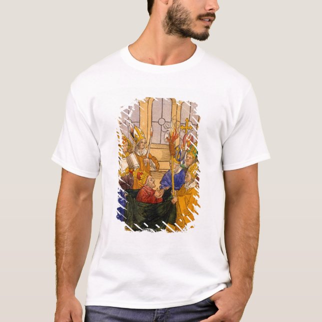 Camiseta Martin V é instalado como o papa (Frente)