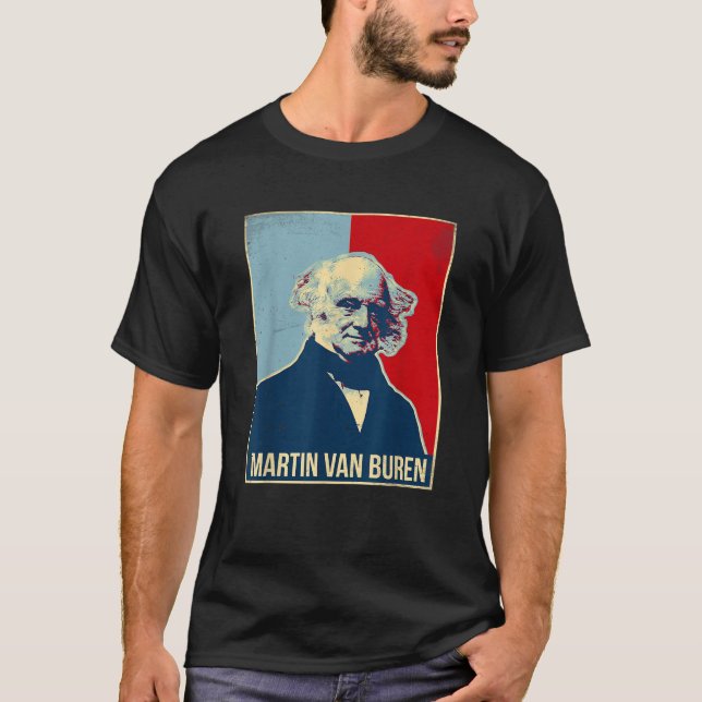 Camiseta Martin Van Buren Presidente  (Frente)