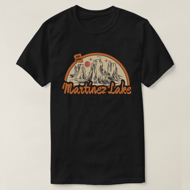 Camiseta Martinez Lake, Arizona (Frente do Design)
