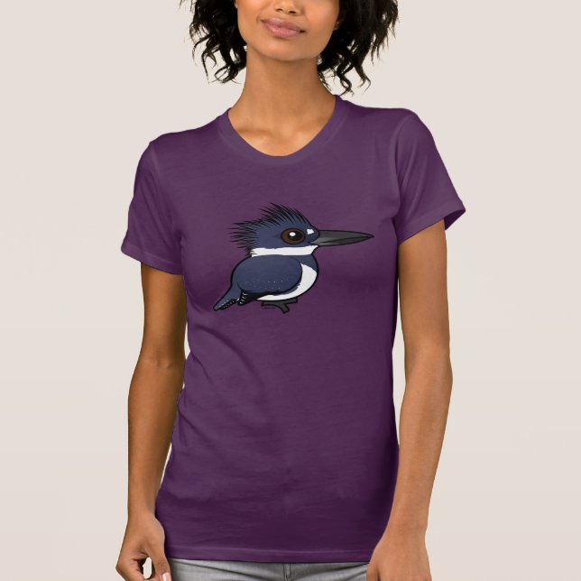 Camiseta Martinho pescatore cercado de Birdorable (homem) (Frente)