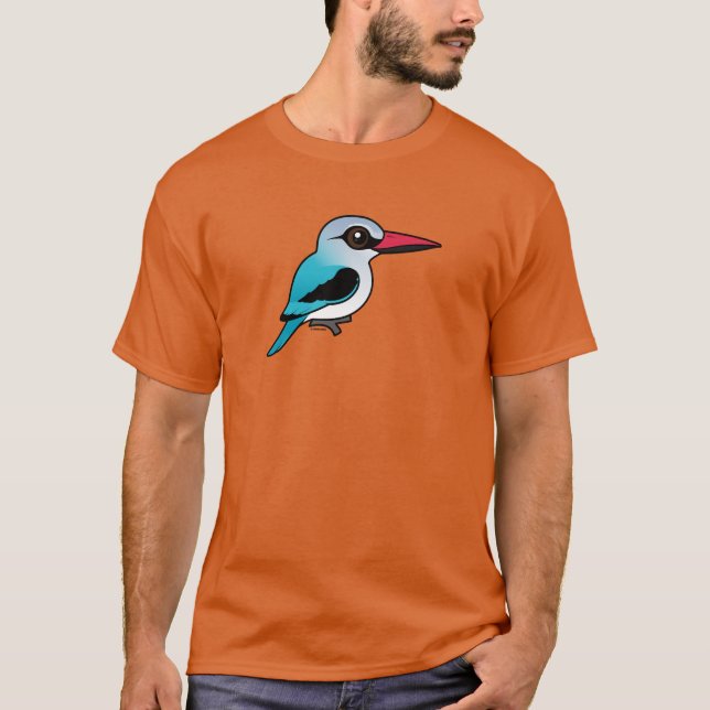 Camiseta Martinho pescatore da floresta de Birdorable (Frente)